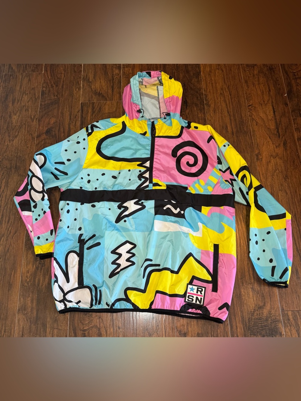 Reason Clothing 90s Pop Art/Graffiti Anorak
Windbreaker 4xl